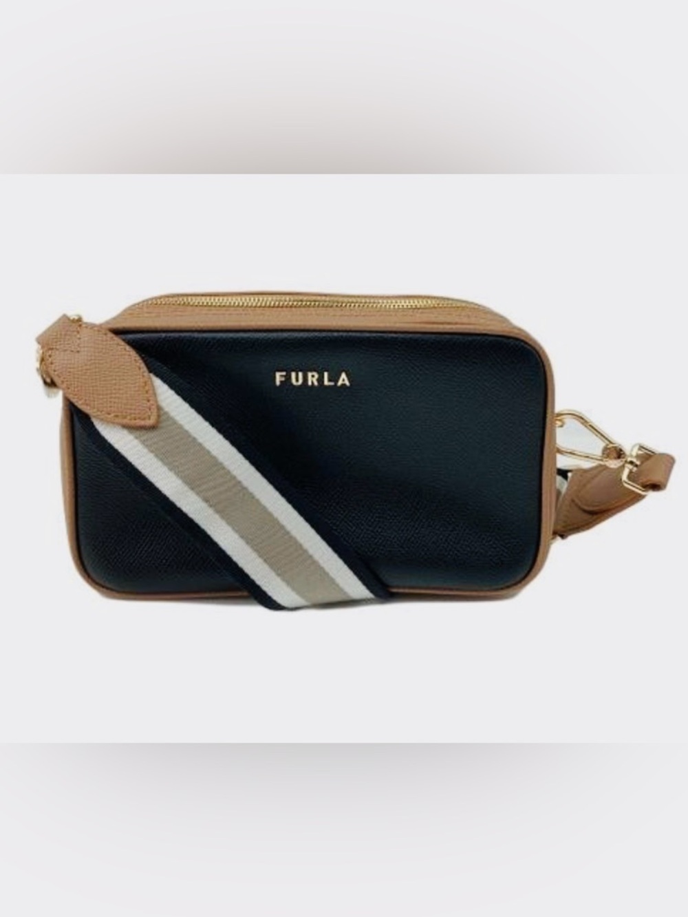Furla Color block Crossbody Camera Bag